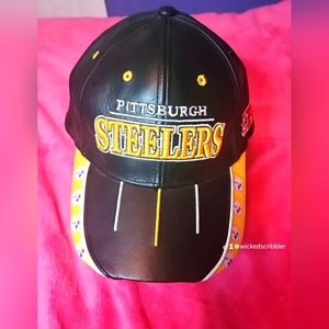 🏈 Steelers 100% Leather Ball Cap by Reebok